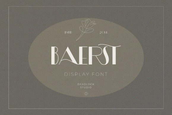 Baerst Font: Elevate Your Brand Identity with an Elegant Display Typeface
