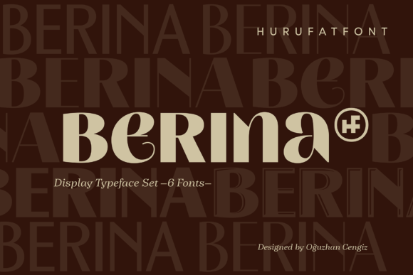 Berina Font: A Minimal Display Typeface for Creative Branding