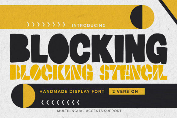 Blocking Font for Bold Display Typography