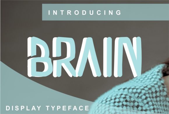 Brain Font: A Modern Display Typeface for Publishing