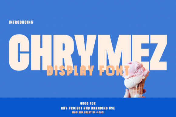 Chrymez Display Font for Bold, Beautiful Creations