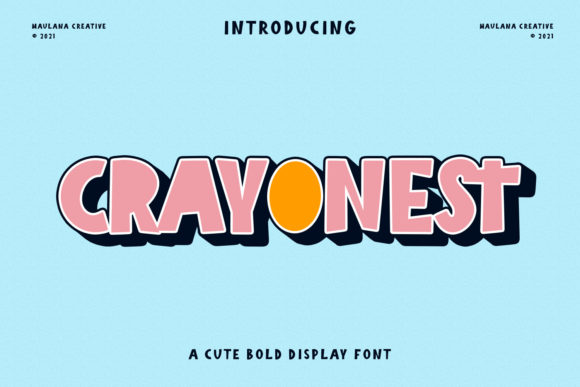Crayonest Display Font for Playful and Authentic Branding
