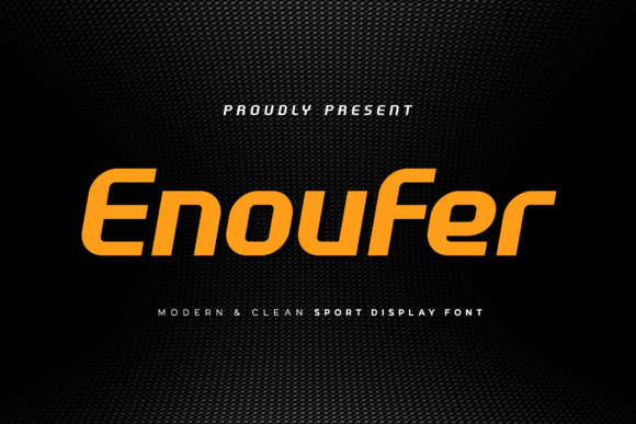 Enoufer Font: Bold and Beautiful Display Type