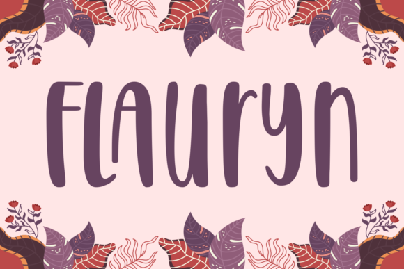 Flauryn: A Playful Display Font for Creative Content