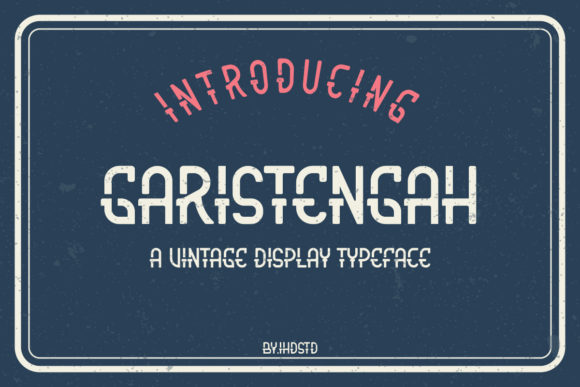 Garistengah Font for Strong Branding and Creative Design