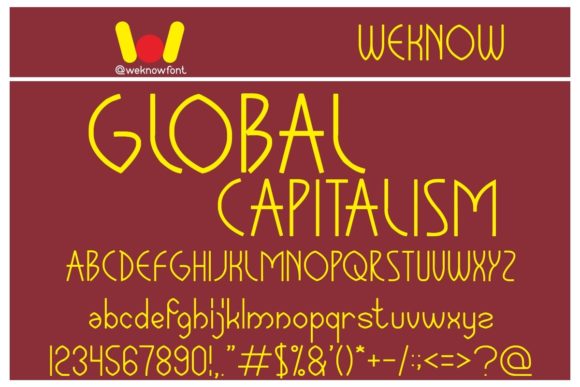 Global Capitalism Font for Stronger Brand Visuals