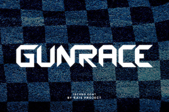 Gunrace Font: Bold Typography for Digital Branding