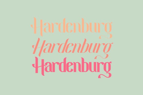 Hardenburg Font for Bold Web Design and Branding