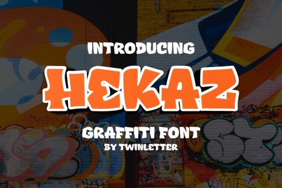 Hekaz Font: Bold Display Typography for Urban Web Design