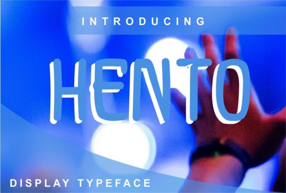 Hento Display Font for Modern Web Design Projects