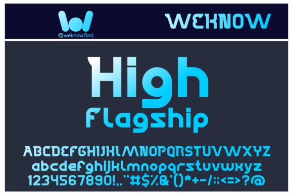 High Flagship Font for Modern Branding and Creative Design