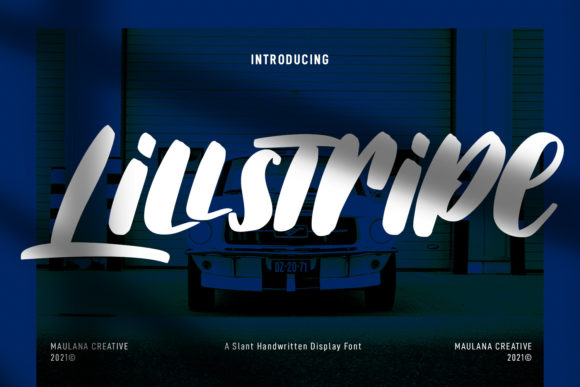 Lillstripe: A Display Font for Creative Content Projects