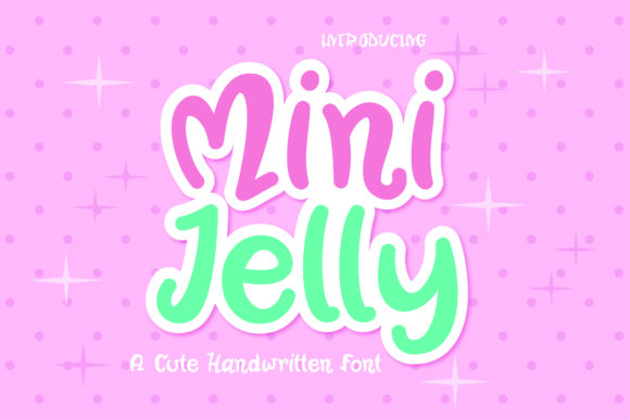 Mini Jelly Font for Editorial Design