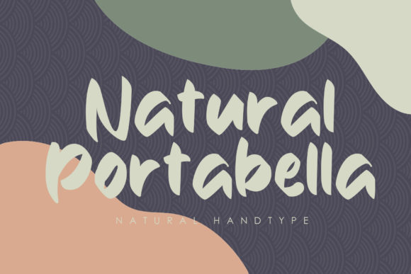 Natural Portabella: A Friendly Display Font for Creative Projects