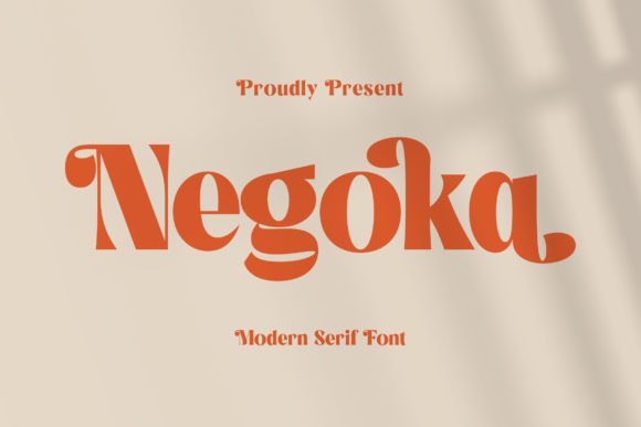 Negoka Display Font: Bold Typography for Digital Branding