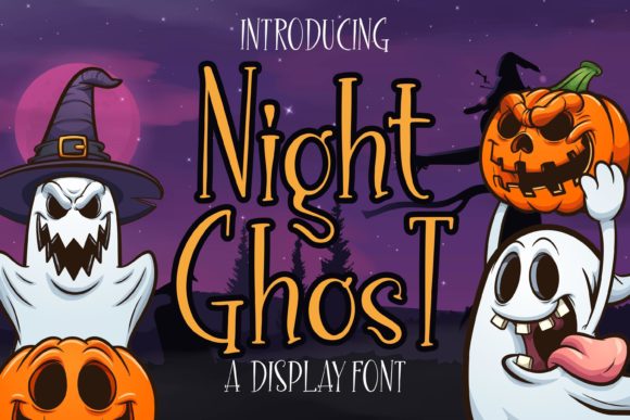 Night Ghost Font: A Spooky Typeface for Editorial Design