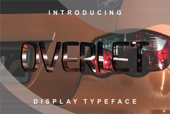 Overlet Font: A Display Typeface for Creative Makers