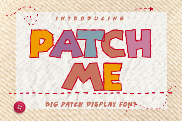 Patch Me Display Font for Playful Campaigns