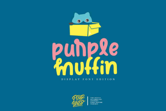 Purple Muffin Font for Vibrant Campaigns and Creative Projects