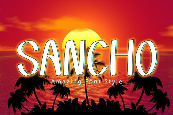 Sancho Display Font for Editorial Design and Branding
