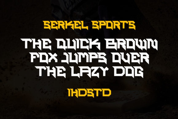Serkel Sports Font for Bold Web Design and Branding