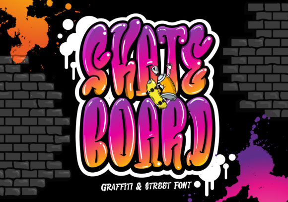 Skateboard Font for Bold Branding and Creative Projects