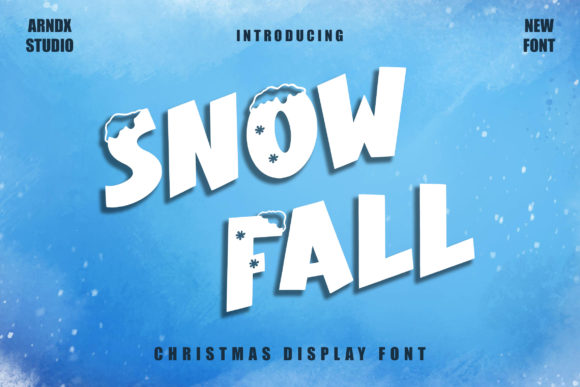Snow Fall Font: A Playful Typeface for Creative Makers