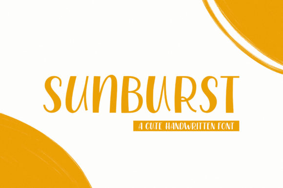 Sunburst Display Font for Memorable Brand Content